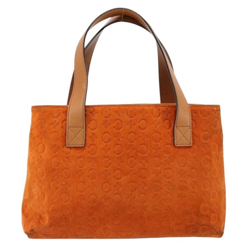 Celine Suede C Macadam Handbag Orange